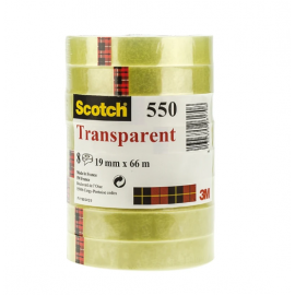 Nastro Trasparente 3M Scotch 550, 19mm x 66m