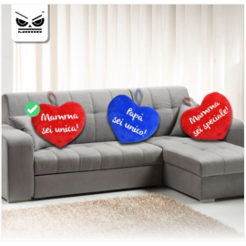 CUSCINO CUORE MORBIDO MAMMA/PAPà